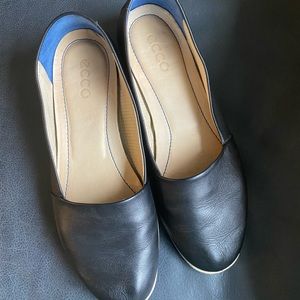 Ecco Osan genuine leather flat loafers